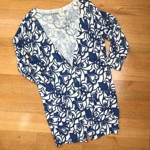 Anthropologie Moth Long Cardigan With Pockets M